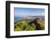 Honolulu from Atop Diamond Head State Monument, Honolulu, Oahu, Hawaii-Michael DeFreitas-Framed Photographic Print