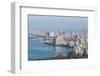 Honolulu from Atop Diamond Head State Monument (Leahi Crater)-Michael DeFreitas-Framed Photographic Print