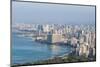 Honolulu from Atop Diamond Head State Monument (Leahi Crater)-Michael DeFreitas-Mounted Photographic Print