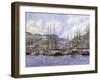 Honolulu Harbor, Ca. 1898-Stanton Manolakas-Framed Giclee Print