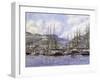 Honolulu Harbor, Ca. 1898-Stanton Manolakas-Framed Giclee Print