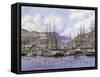 Honolulu Harbor, Ca. 1898-Stanton Manolakas-Framed Stretched Canvas