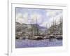 Honolulu Harbor, Ca. 1898-Stanton Manolakas-Framed Giclee Print