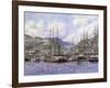 Honolulu Harbor, Ca. 1898-Stanton Manolakas-Framed Giclee Print