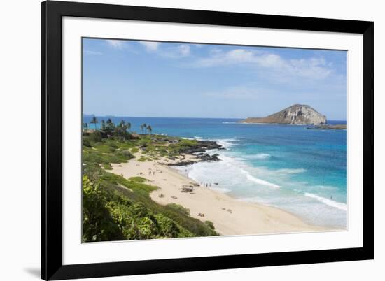 Honolulu, Hawaii, Oahu. Cove at Makapu'u Lookout.-Bill Bachmann-Framed Photographic Print
