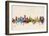 Honolulu Hawaii Skyline-Michael Tompsett-Framed Art Print