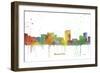 Honolulu Hawaii Skyline-Marlene Watson-Framed Giclee Print