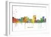 Honolulu Hawaii Skyline-Marlene Watson-Framed Giclee Print