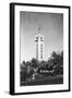 Honolulu, Hawaii - The Aloha Tower Photograph-Lantern Press-Framed Art Print