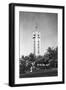 Honolulu, Hawaii - The Aloha Tower Photograph-Lantern Press-Framed Art Print