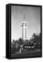 Honolulu, Hawaii - The Aloha Tower Photograph-Lantern Press-Framed Stretched Canvas