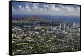 Honolulu, Hawaii, USA-Charles Crust-Framed Stretched Canvas