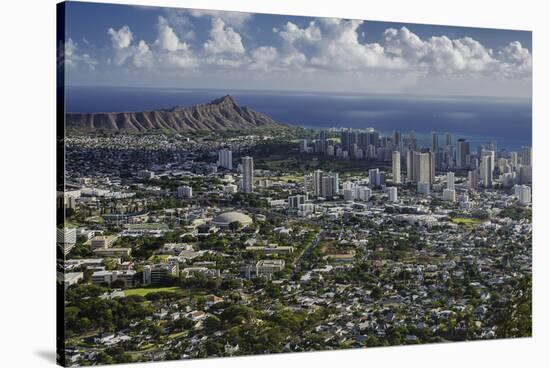 Honolulu, Hawaii, USA-Charles Crust-Stretched Canvas
