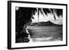 Honolulu, Hawaii - View of Diamond Head Photograph-Lantern Press-Framed Art Print