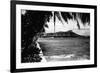 Honolulu, Hawaii - View of Diamond Head Photograph-Lantern Press-Framed Art Print