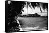 Honolulu, Hawaii - View of Diamond Head Photograph-Lantern Press-Framed Stretched Canvas