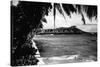 Honolulu, Hawaii - View of Diamond Head Photograph-Lantern Press-Stretched Canvas