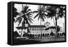 Honolulu, Hawaii View of Federal Bldg and Post Office Photograph - Honolulu, HI-Lantern Press-Framed Stretched Canvas