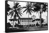 Honolulu, Hawaii View of Federal Bldg and Post Office Photograph - Honolulu, HI-Lantern Press-Framed Stretched Canvas