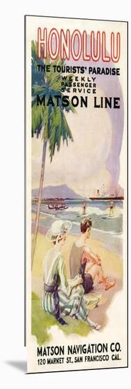 Honolulu-null-Mounted Art Print