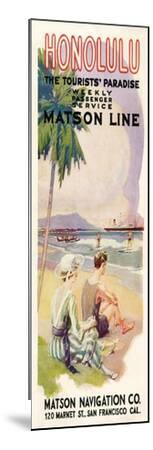 Matson Line (Vintage Art) Wood Mount & Wall Art Prints