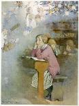 Child Writing a Book-Honor C. Appleton-Framed Art Print