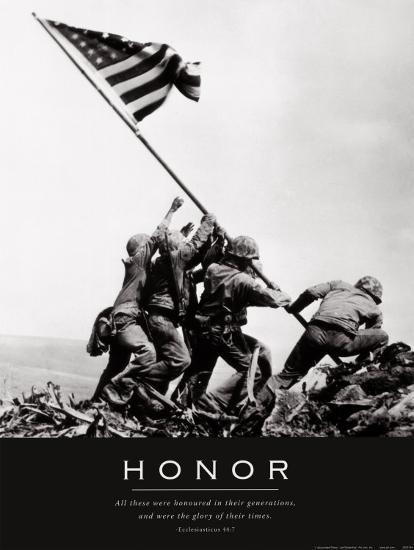 Honor: Iwo Jima-null-Lamina Framed Art Print