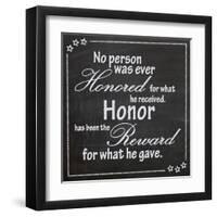 Honor-Lauren Gibbons-Framed Art Print