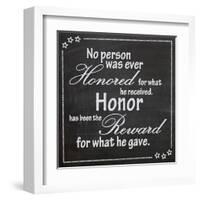 Honor-Lauren Gibbons-Framed Art Print