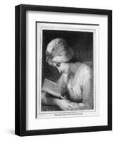 Honora Edgeworth-George Romney-Framed Art Print