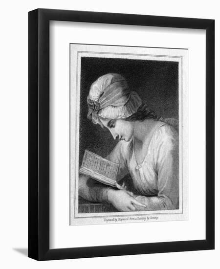 Honora Edgeworth-George Romney-Framed Art Print