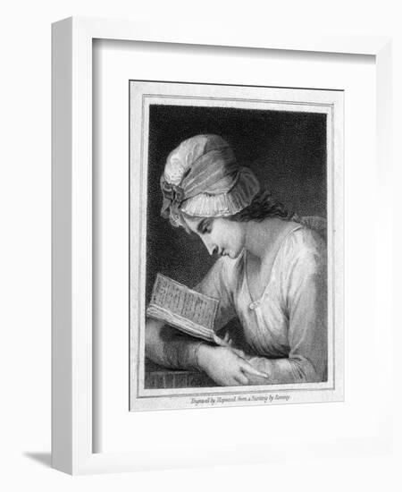 Honora Edgeworth-George Romney-Framed Art Print