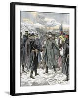 Honorable Surrender, Port Arthur, Russo-Japanese War, 1904-5-null-Framed Giclee Print