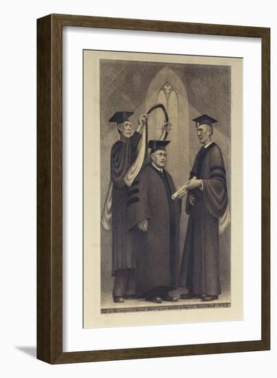 Honorary Degree-Grant Wood-Framed Giclee Print