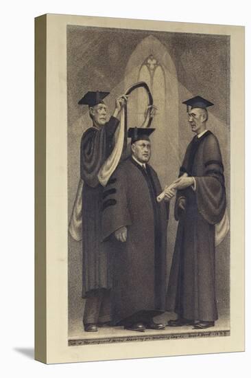 Honorary Degree-Grant Wood-Stretched Canvas