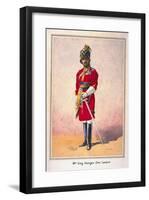 Honorary Lieutenant Hon Malik Umar Hayat Khan, Cie, Tiwana of Ahahpur (Punjabi Musalman)…-Alfred Crowdy Lovett-Framed Giclee Print