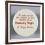 Honorary Negro Button-David J. Frent-Framed Photographic Print