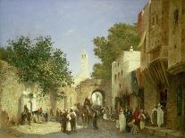 An Arab Street Scene, 1872-Honore Boze-Giclee Print