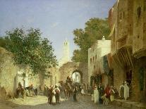 An Arab Street Scene, 1872-Honore Boze-Giclee Print