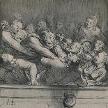 La Salle Des Pas-Perdus Au Palais De Justice-Honore Daumier-Giclee Print