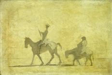 Don Quixote and Sancho Pansa-Honoré Daumier-Giclee Print