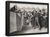 Honoré Daumier (The accused has the floor!) Art Poster Print-null-Framed Poster