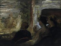 The Side-Show-Honoré Daumier-Giclee Print