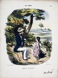 Un Homme Sensible (Caricaturana 43)-Honore Daumier-Giclee Print