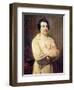 Honore De Balzac (1799-1850) in His Monk's Habit, 1829-Louis Boulanger-Framed Giclee Print