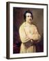 Honore De Balzac (1799-1850) in His Monk's Habit, 1829-Louis Boulanger-Framed Giclee Print