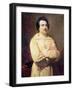 Honore De Balzac (1799-1850) in His Monk's Habit, 1829-Louis Boulanger-Framed Giclee Print