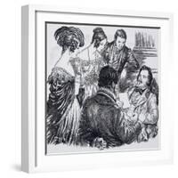 Honore De Balzac, 1974-English School-Framed Giclee Print