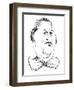 Honoré de Balzac, French novelist , 1799-1850-Neale Osborne-Framed Giclee Print