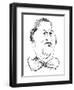 Honoré de Balzac, French novelist , 1799-1850-Neale Osborne-Framed Giclee Print